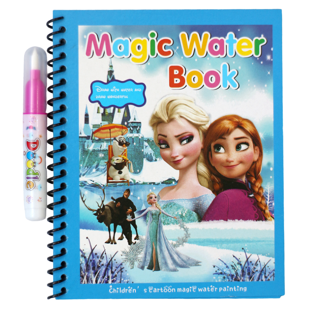 Reusable Magic Water Painting Book – Mess-Free Fun for Kids