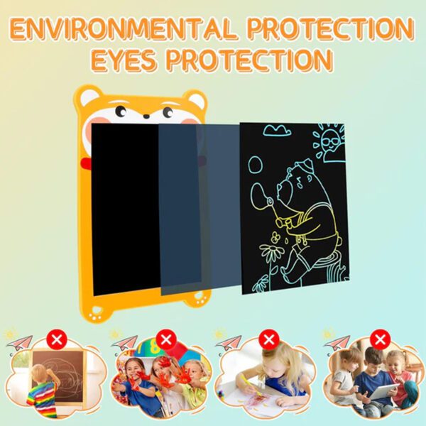 8.5 Inch LCD Writing Tablet for Kids – Reusable Drawing & Learning Pad - Image 3