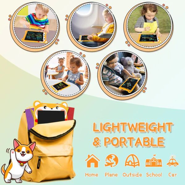 8.5 Inch LCD Writing Tablet for Kids – Reusable Drawing & Learning Pad - Image 4