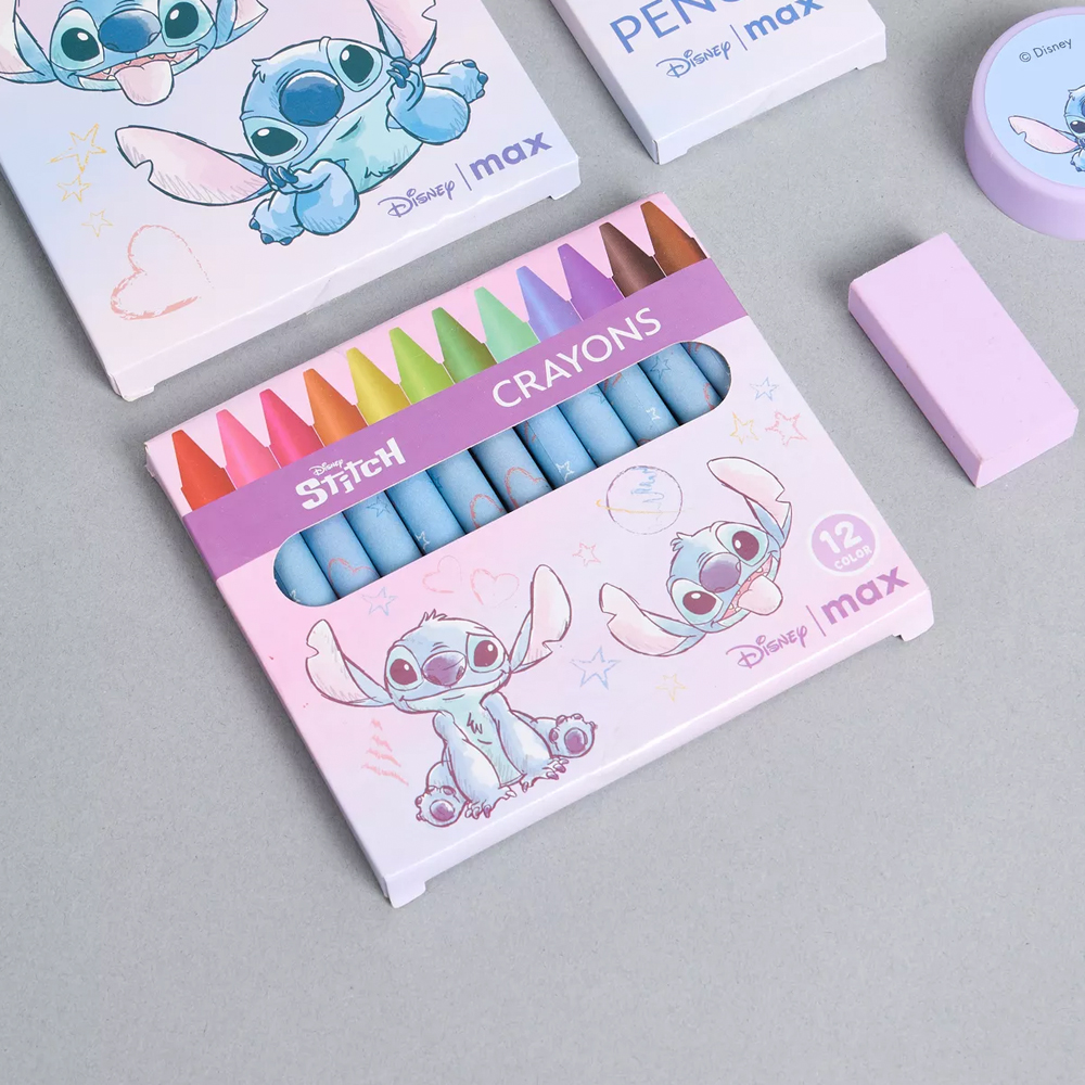 Stitch Print Stationery Set with Pouch – Max Fashion Dubai - Image 3