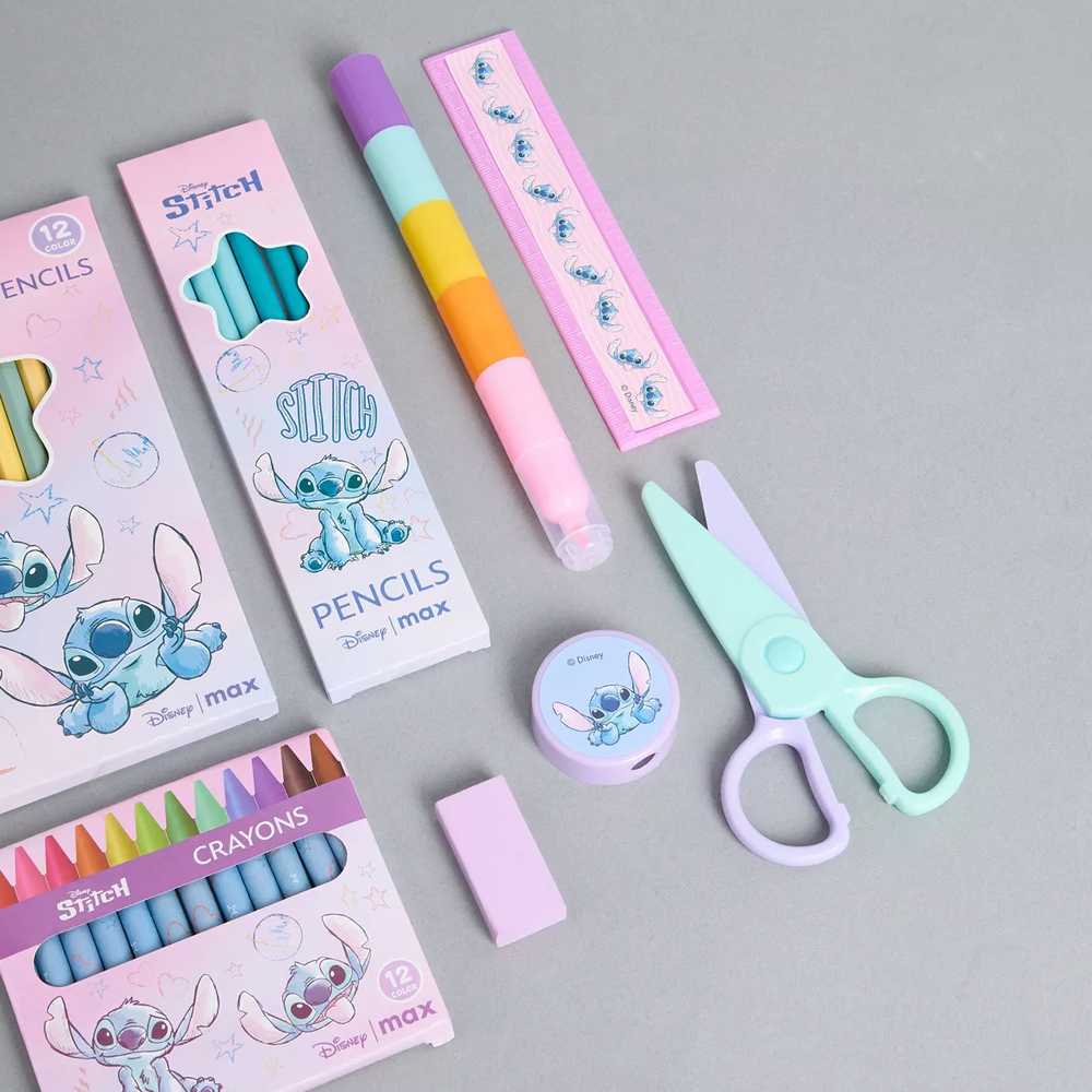 Stitch Print Stationery Set with Pouch – Max Fashion Dubai - Image 4