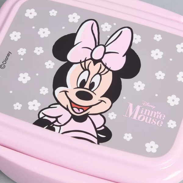 Minnie Mouse Print Lunch Box with Fork – Max Fashion Dubai - Image 4