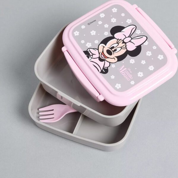 Minnie Mouse Print Lunch Box with Fork – Max Fashion Dubai - Image 5
